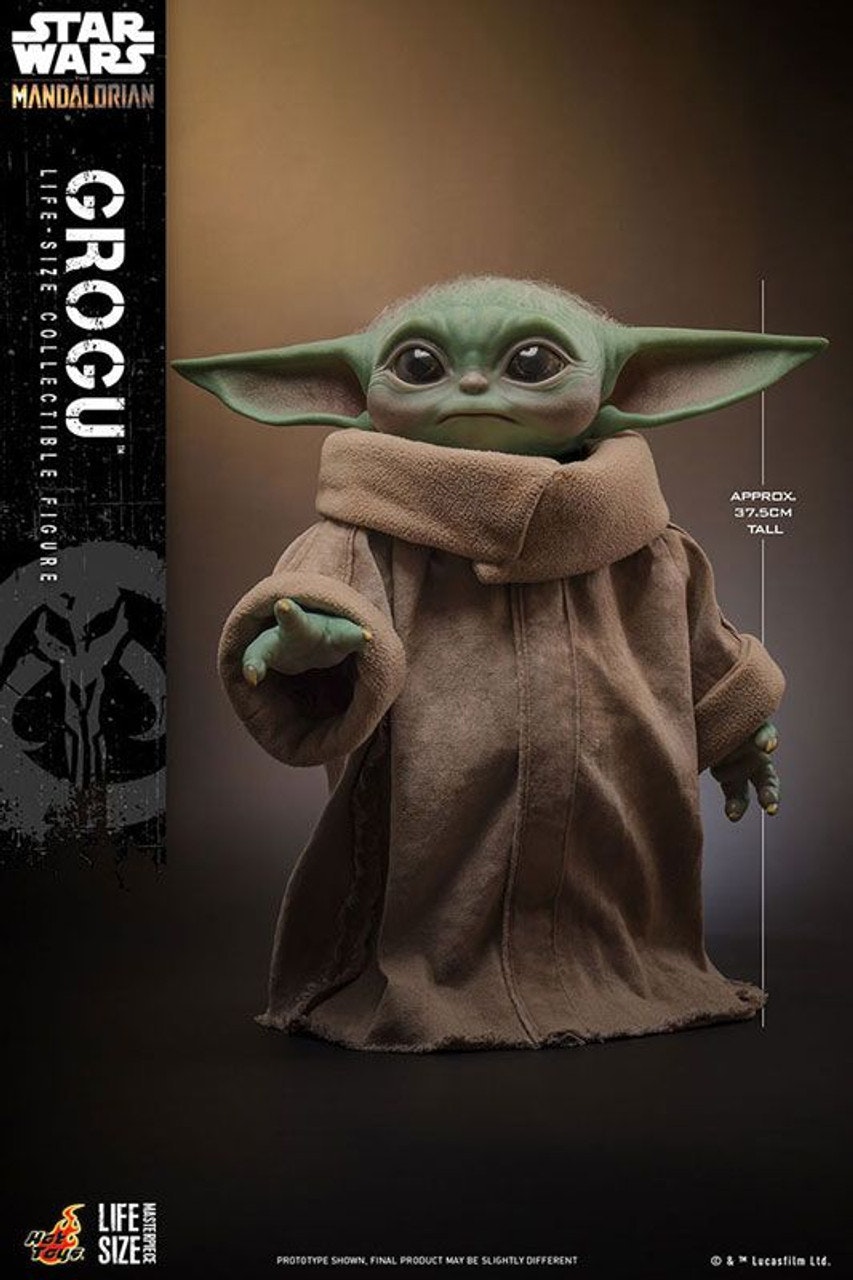 Star Wars: The Mandalorian Life-Size Masterpiece Actionfigur Grogu 37 cm Hot Toys (Totalpris 4.495,-)