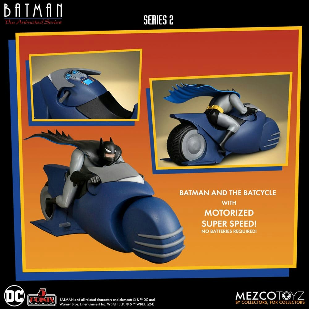 Batman: The Animated Series Batman & Batcycle 10 cm (Totalpris 479,-)