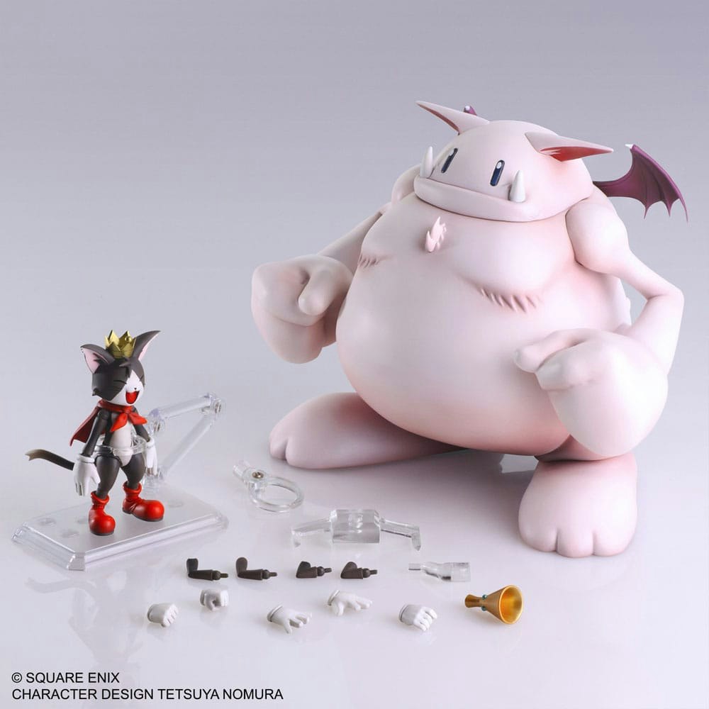 Final Fantasy VII Bring Arts Action Figure Set Cait Sith & Fat Moogle (Totalpris 1.795,-)