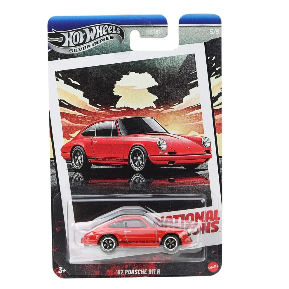 Silver series National Icons : 1967 Porsche 911R Rød