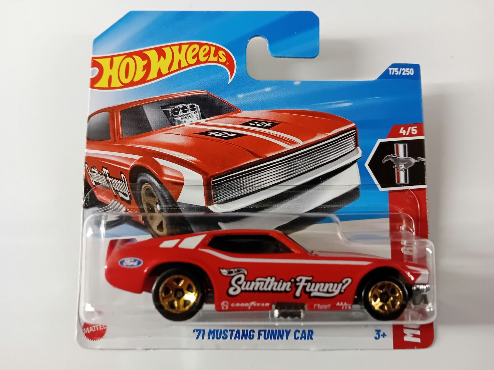 Mustang Funny car 1971 Rød #175