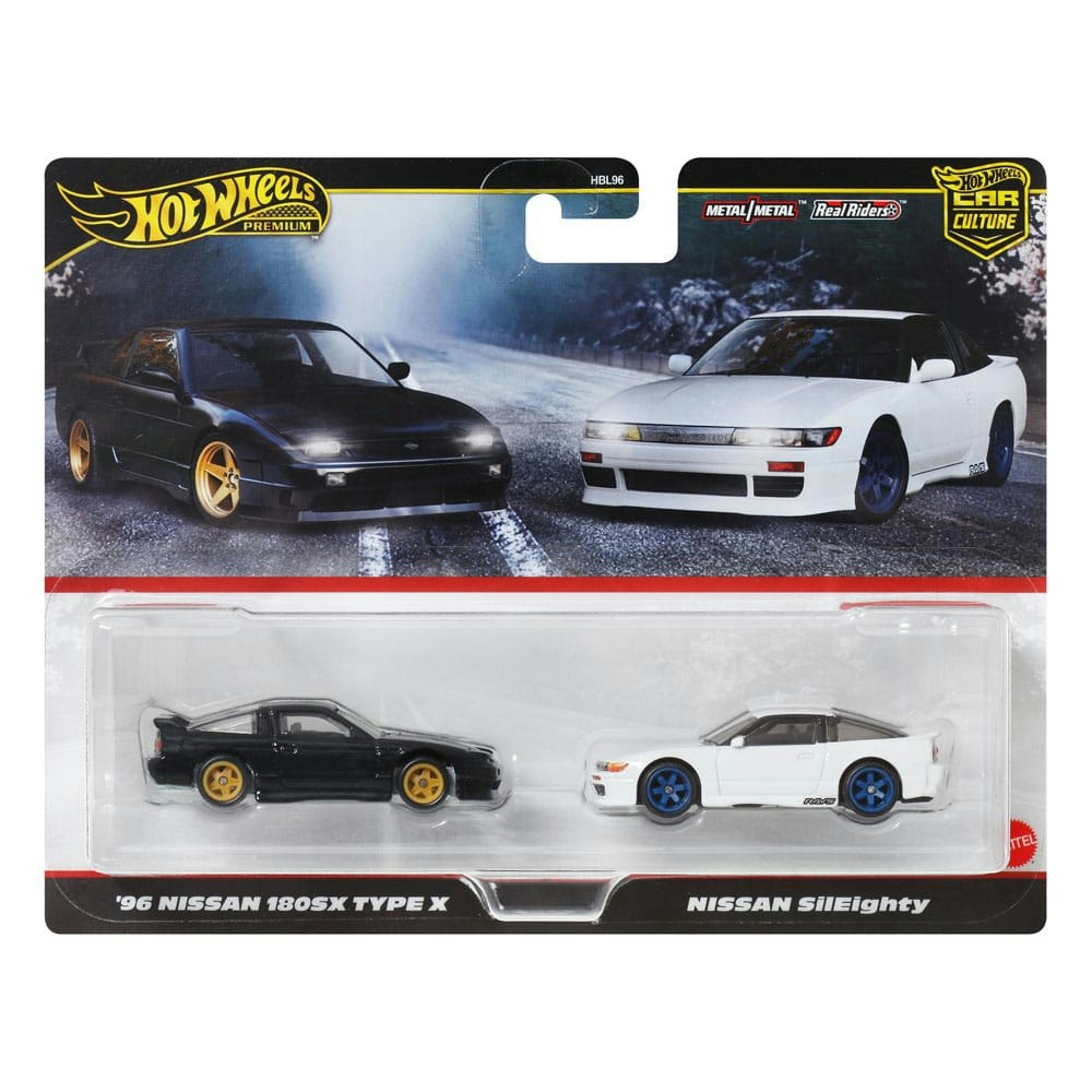Car Culture 2-Pack 1996 Nissan 180SX Type X og Nissan SilEighty (Totalpris 298,-)