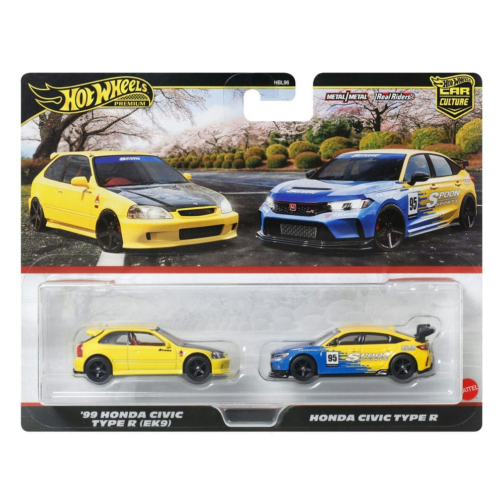 Car Culture 2-Pack 1999 Honda Civic Type R (EK9) & Honda Civic Type R (Totalpris 298,-)