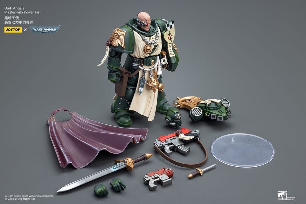 Warhammer 40k Action Figure 1/18 Dark Angels Master with Power Fist 12 cm (Totalpris 798,-)