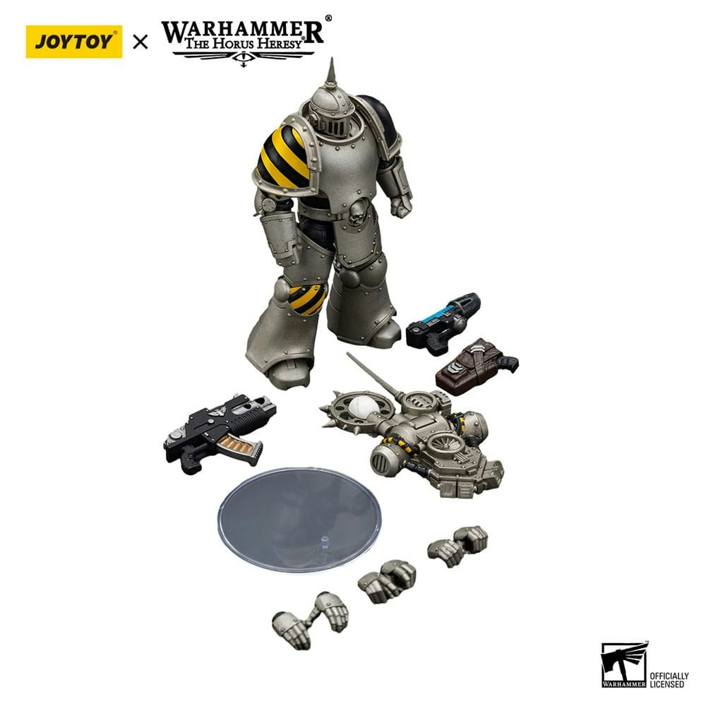 Warhammer The Horus Heresy Action Figure 1/18 lron Warriors MKlIl Tactical Legionary with Nuncio-vox 12 cm (Totalpris 539-)