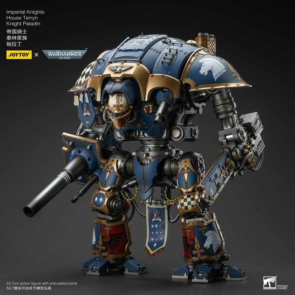 Warhammer 40k Action Figure 1/18 Imperial Knights House Terryn Knight Paladin 54 cm (Totalpris 6.995,-)