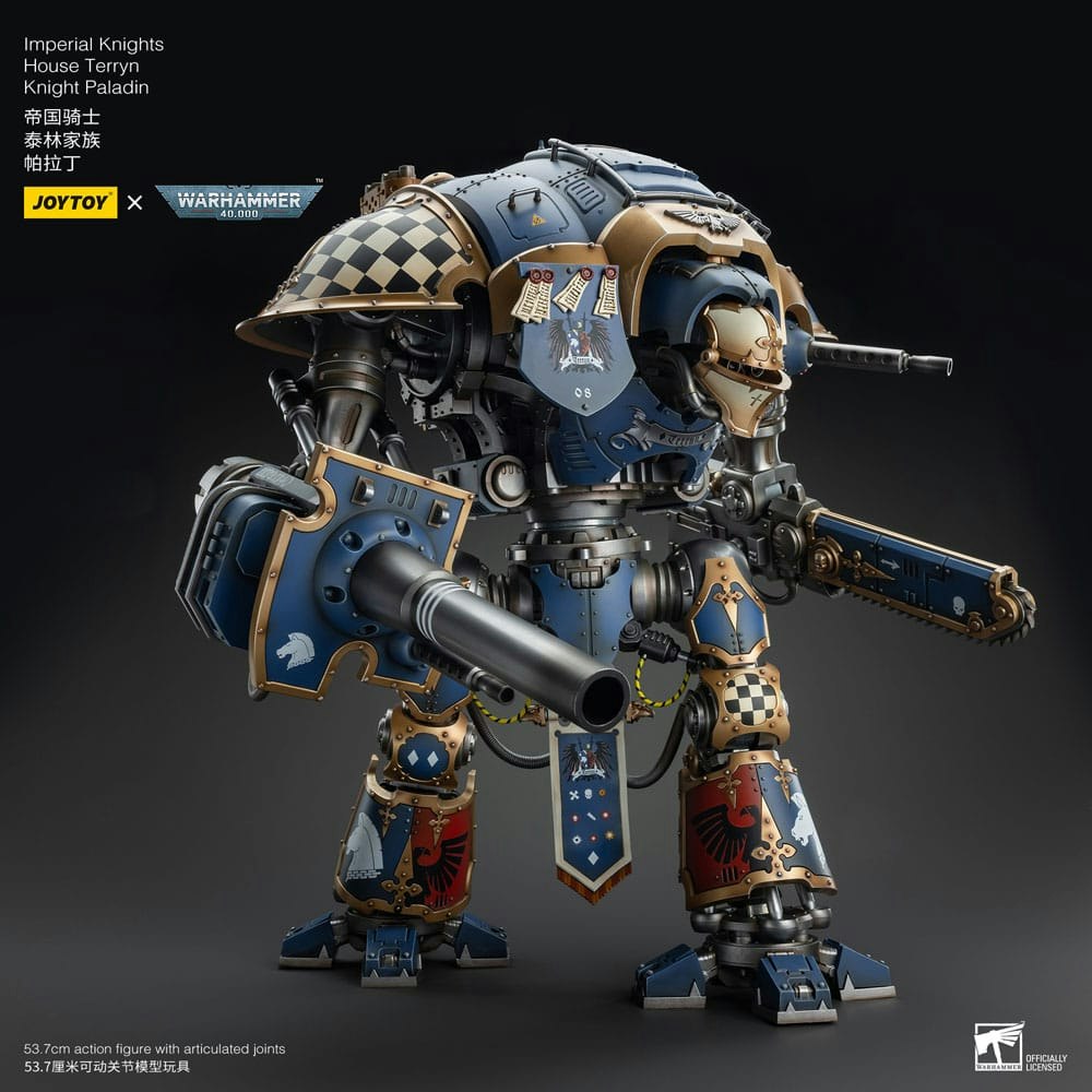 Warhammer 40k Action Figure 1/18 Imperial Knights House Terryn Knight Paladin 54 cm (Totalpris 6.995,-)