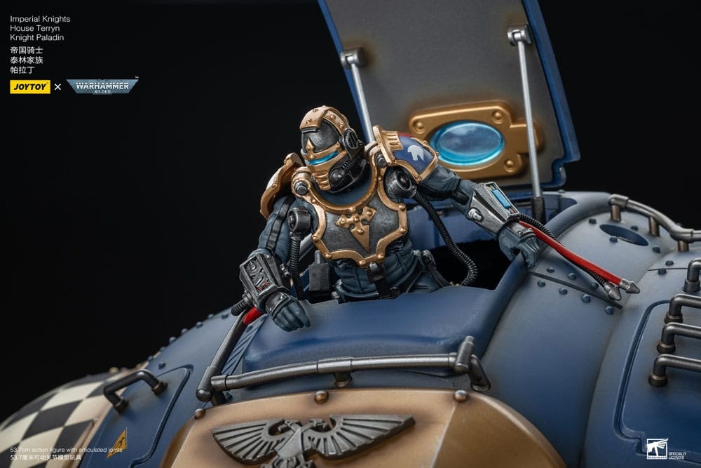Warhammer 40k Action Figure 1/18 Imperial Knights House Terryn Knight Paladin 54 cm (Totalpris 6.995,-)