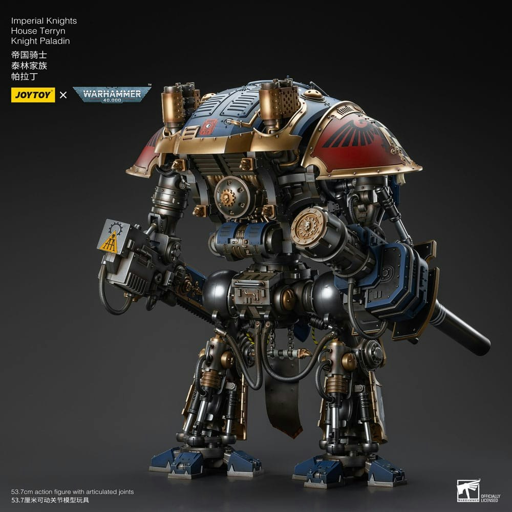 Warhammer 40k Action Figure 1/18 Imperial Knights House Terryn Knight Paladin 54 cm (Totalpris 6.995,-)