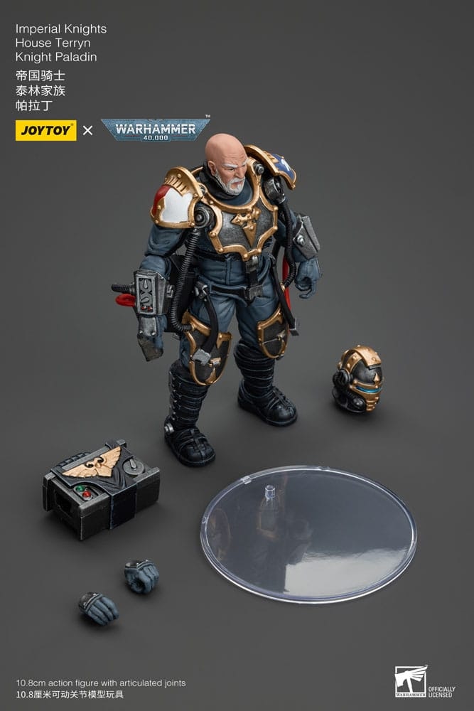 Warhammer 40k Action Figure 1/18 Imperial Knights House Terryn Knight Paladin 54 cm (Totalpris 6.995,-)