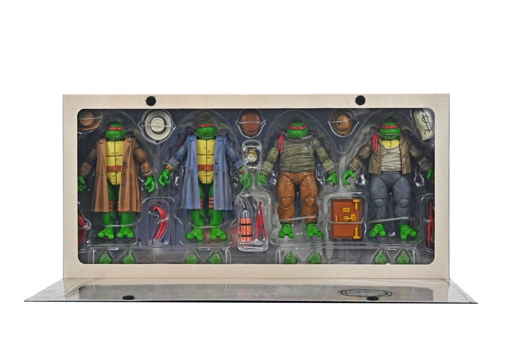 Teenage Mutant Ninja Turtles Action Figure 4 Pack Gangster Turtles 18 cm (Totalpris 2195,-)
