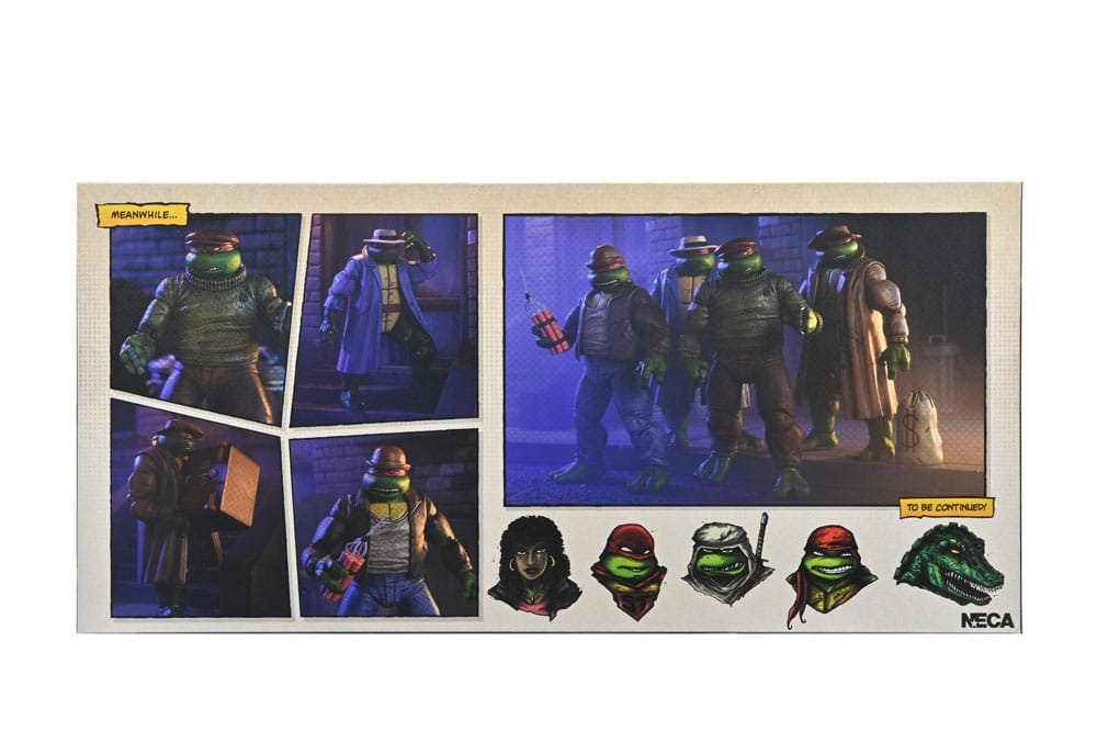 Teenage Mutant Ninja Turtles Action Figure 4 Pack Gangster Turtles 18 cm (Totalpris 2195,-)