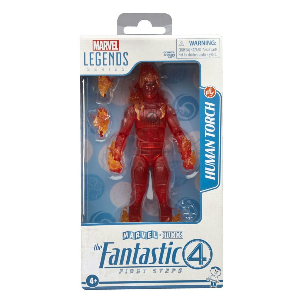 The Fantastic Four: First Steps Marvel Legends Action Figure Human Torch 15 cm (Totalpris 359,-)