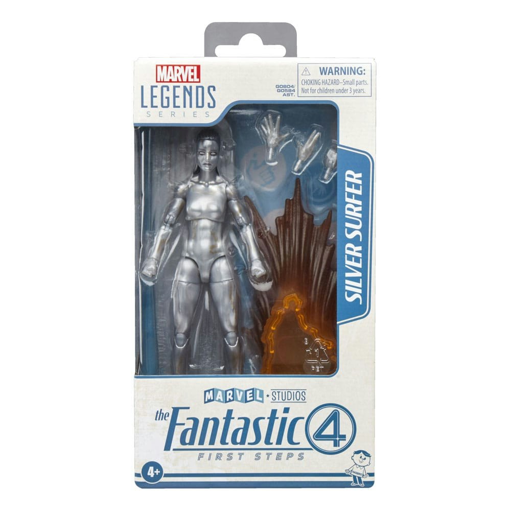 The Fantastic Four: First Steps Marvel Legends Action Figure Silver Surfer 15 cm (Totalpris 359,-)