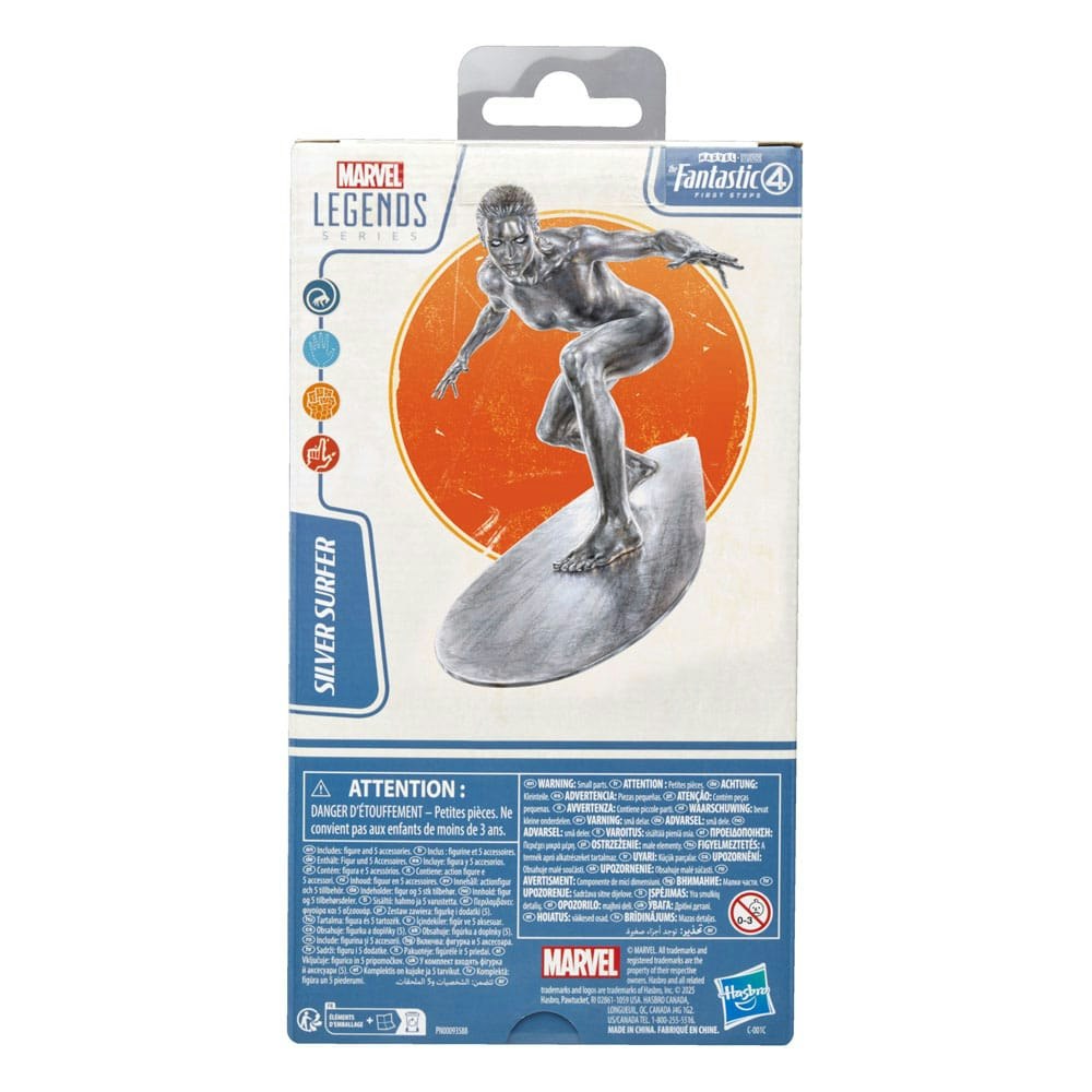 The Fantastic Four: First Steps Marvel Legends Action Figure Silver Surfer 15 cm (Totalpris 359,-)