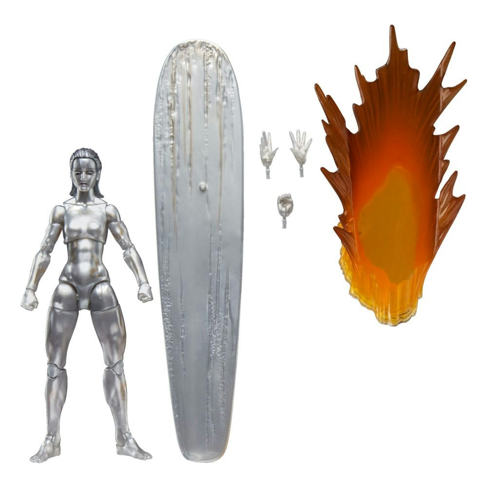 The Fantastic Four: First Steps Marvel Legends Action Figure Silver Surfer 15 cm (Totalpris 359,-)
