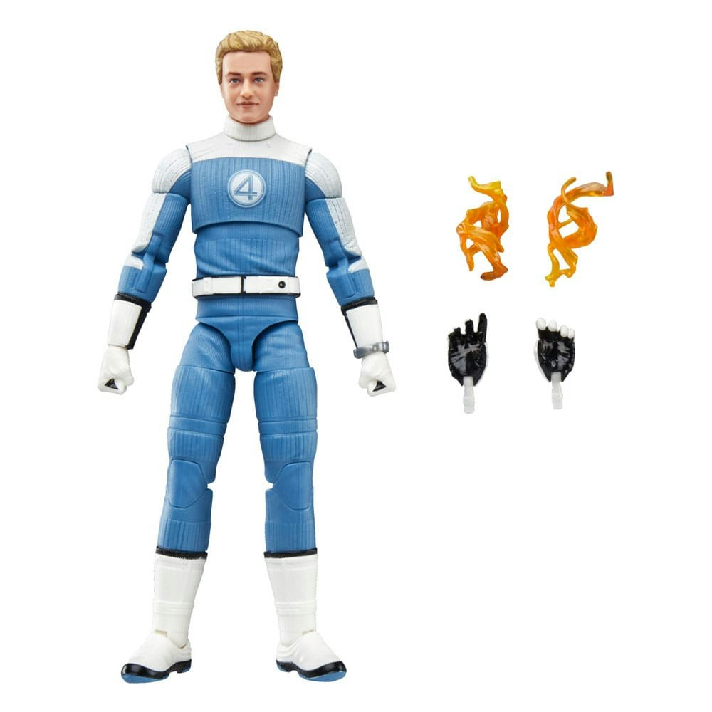 The Fantastic Four: First Steps Marvel Legends Action Figure Johnny Storm 15 cm (Totalpris 359,-)