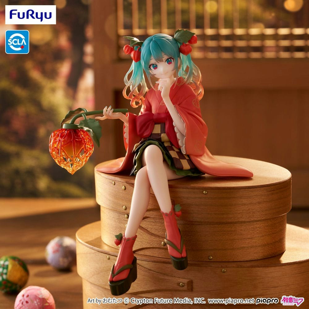 Hatsune Miku Noodle Stopper PVC Statue Flower Fairy Winter Cherry 15 cm (Totalpris 379,-)