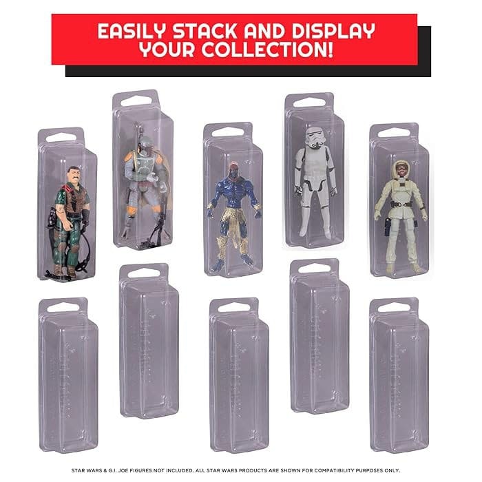 Clamshell PET Protectors 50-Pack for Action Figures (Totalpris 339,-)