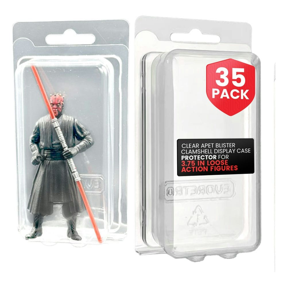 Clamshell PET Protectors 35-Pack for Action Figures (Totalpris 219,-)