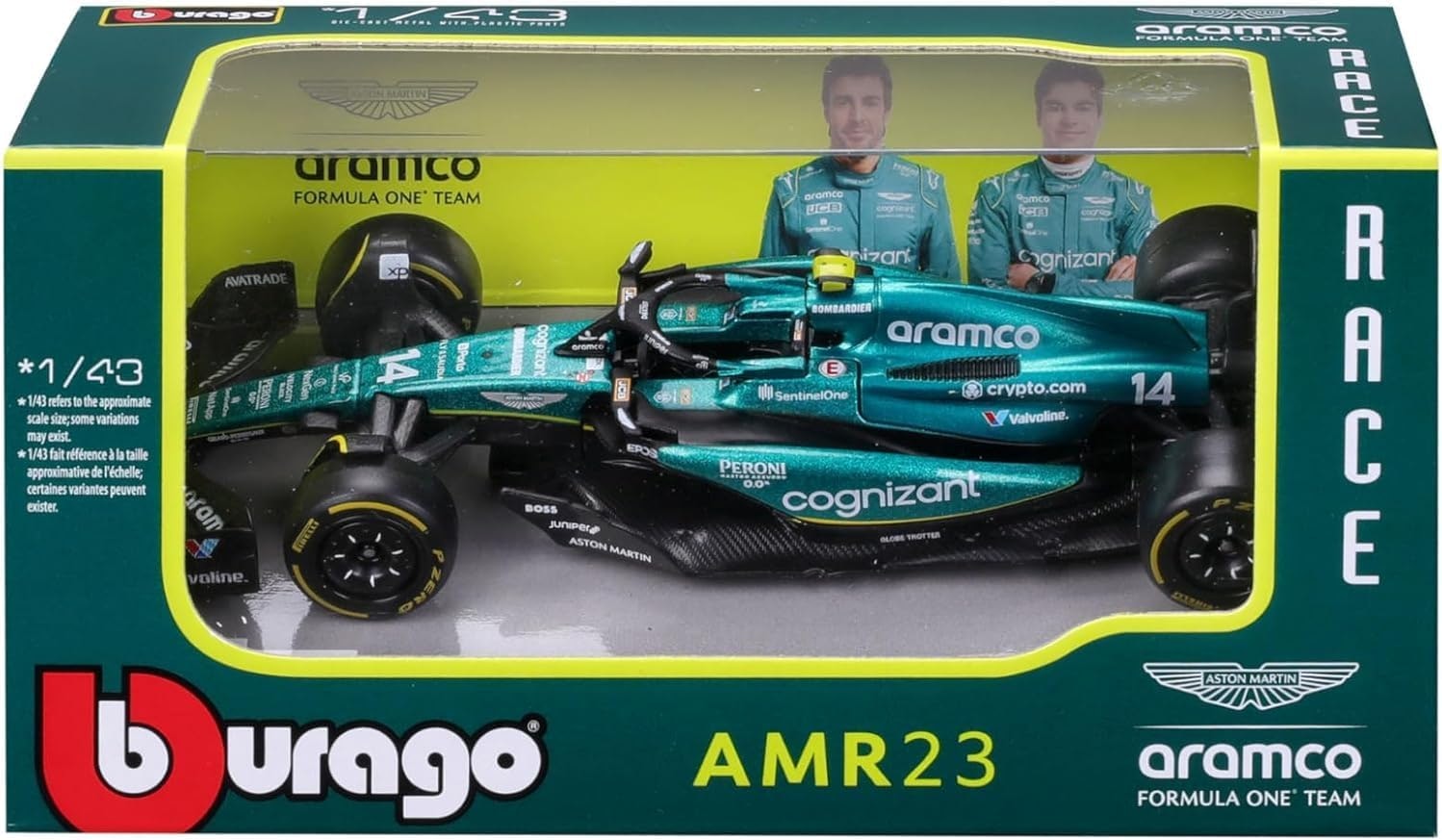 F1 Aston Martin Aramco F1 Team AMR23 2023 1:43