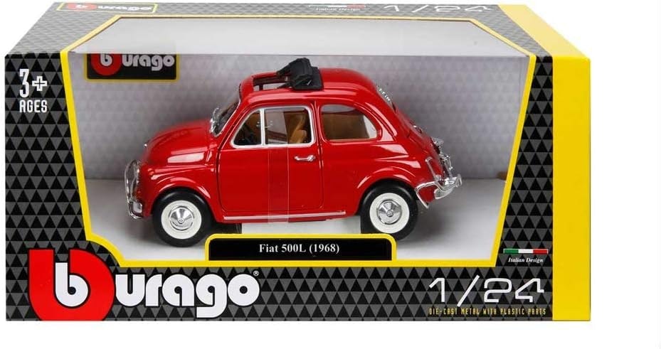 FIAT 500L 1964 Rød 1:24