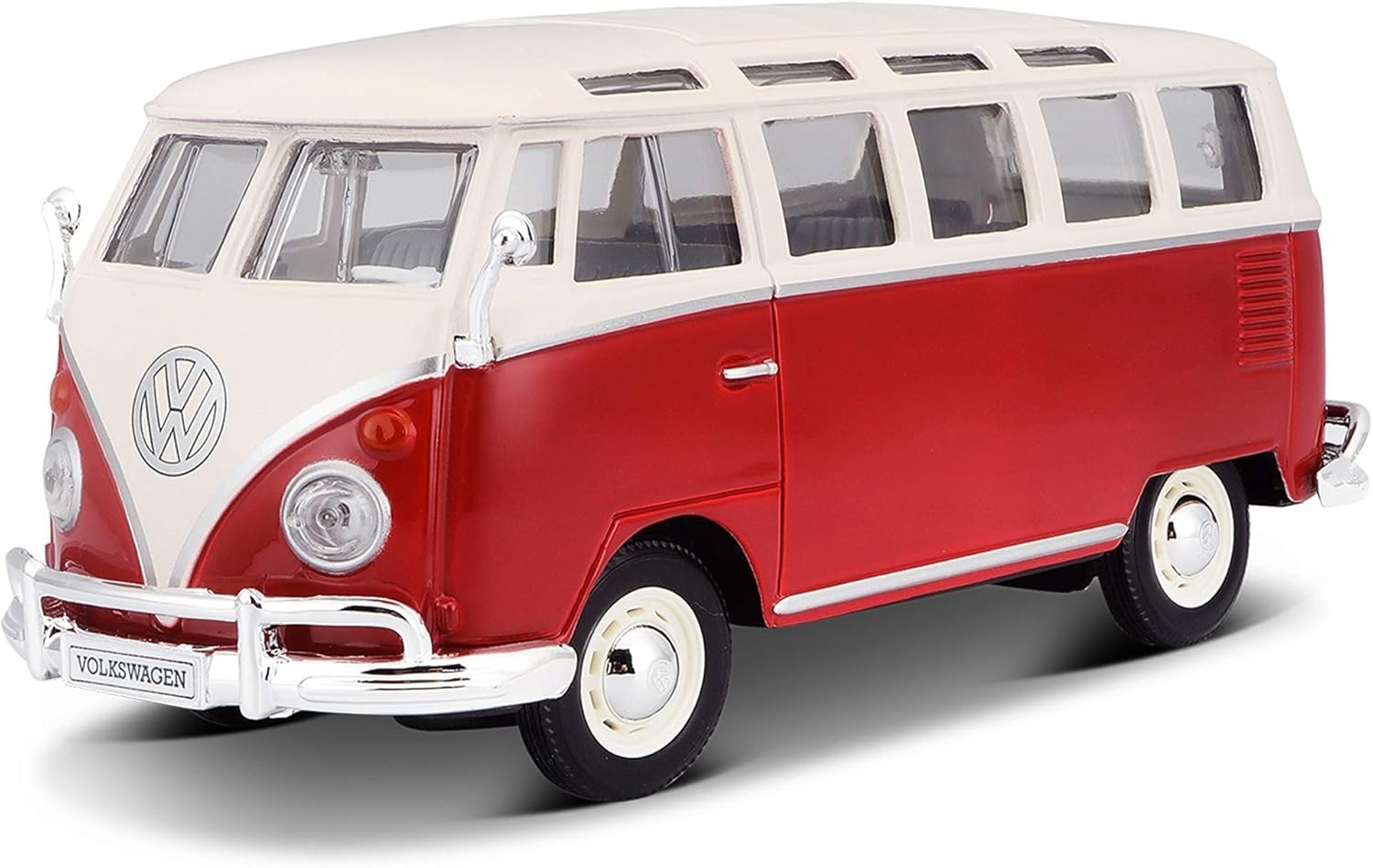 Volkswagen Van Samba Rød 1:24