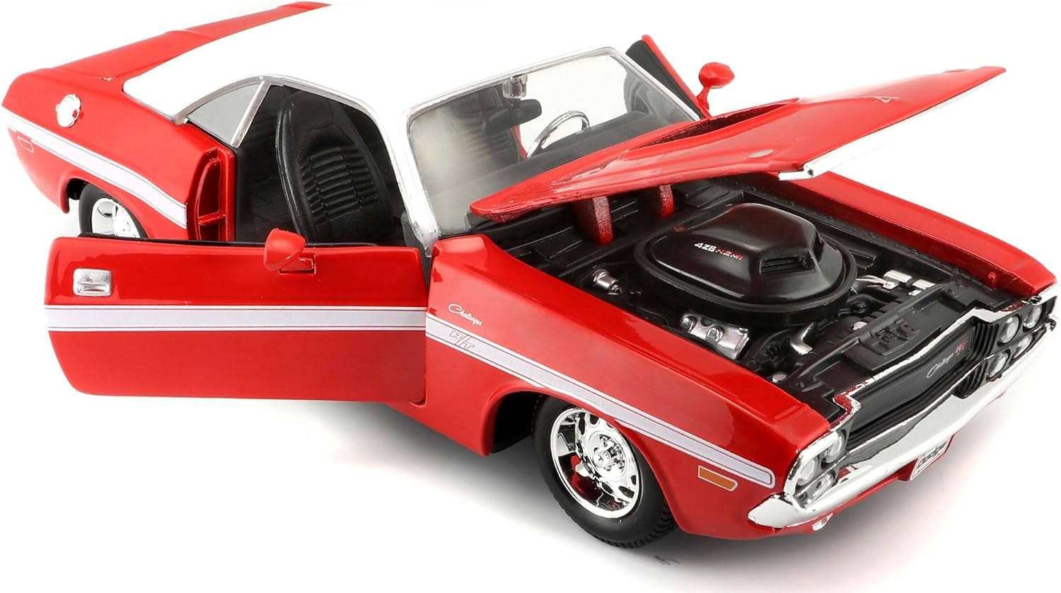 Dodge Challenger R/T Coupe 1970 Rød 1:24
