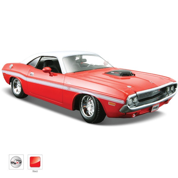 Dodge Challenger R/T Coupe 1970 Rød 1:24