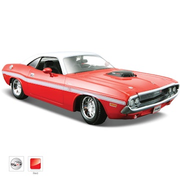 Dodge Challenger R/T Coupe 1970 Rød 1:24