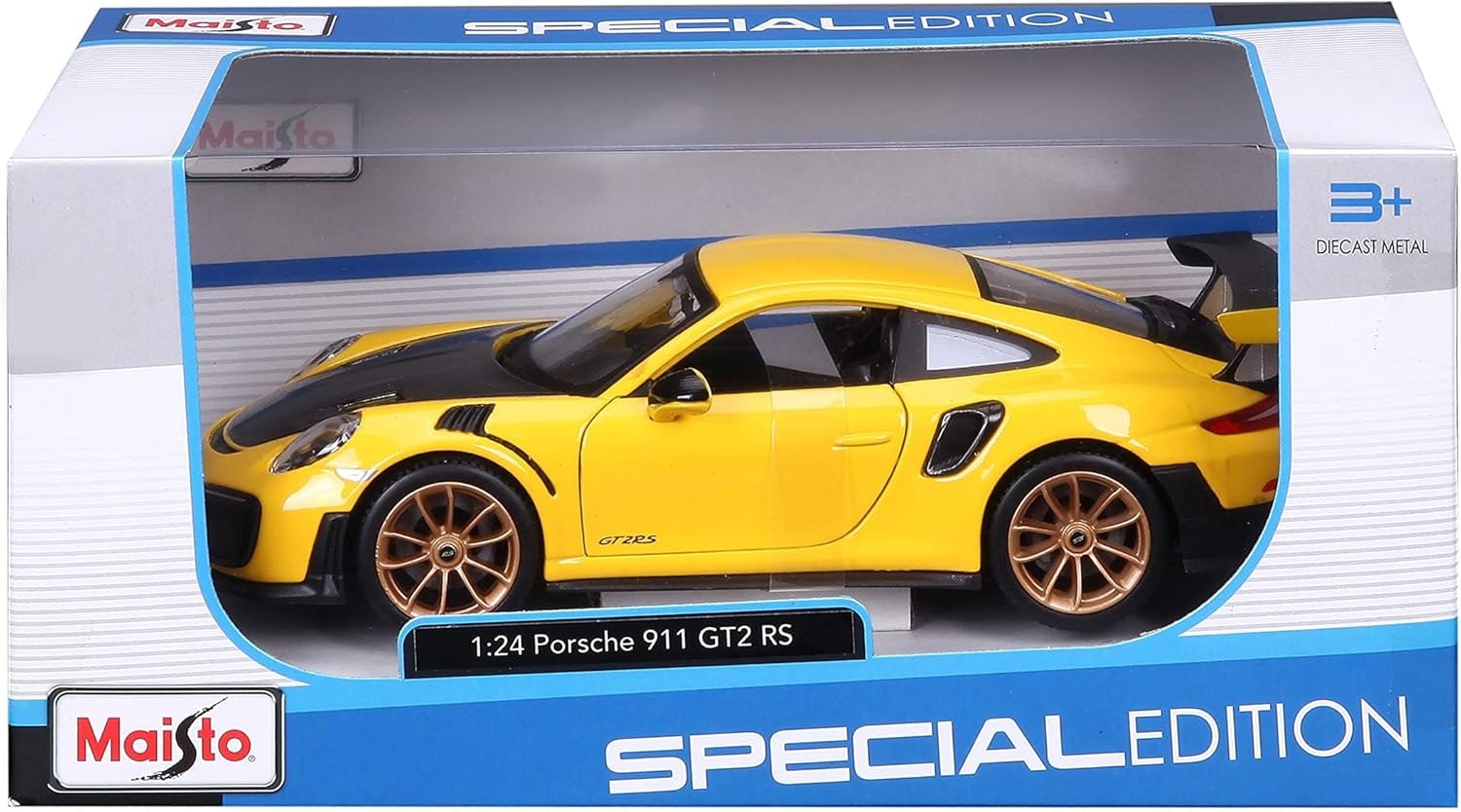 Porsche 911 GT2 RS Gul 1:24