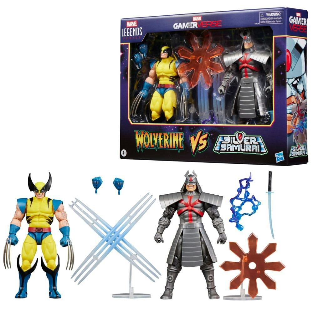 Marvel Legends Gamerverse Action Figure 2-Pack Wolverine vs. Silver Samurai 15 cm (Totalpris 899,-)