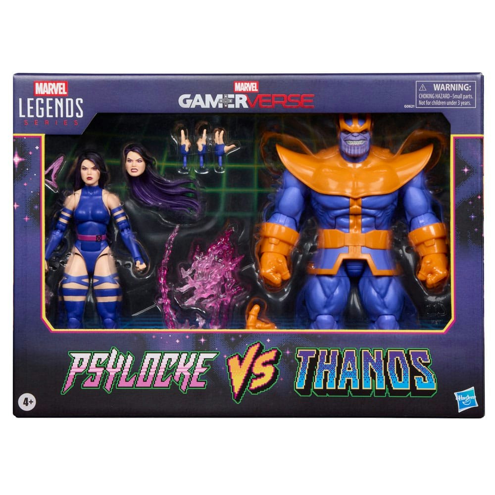 Marvel Legends Gamerverse Action Figure 2-Pack Psylocke vs. Thanos 15 cm (Totalpris 899,-)