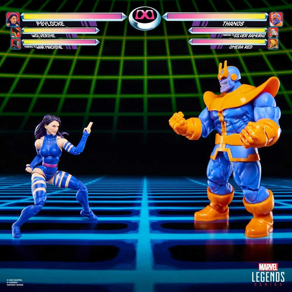 Marvel Legends Gamerverse Action Figure 2-Pack Psylocke vs. Thanos 15 cm (Totalpris 899,-)