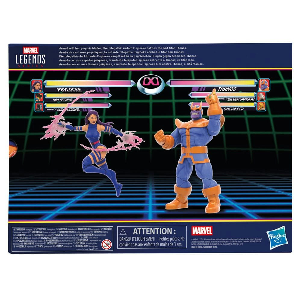Marvel Legends Gamerverse Action Figure 2-Pack Psylocke vs. Thanos 15 cm (Totalpris 899,-)