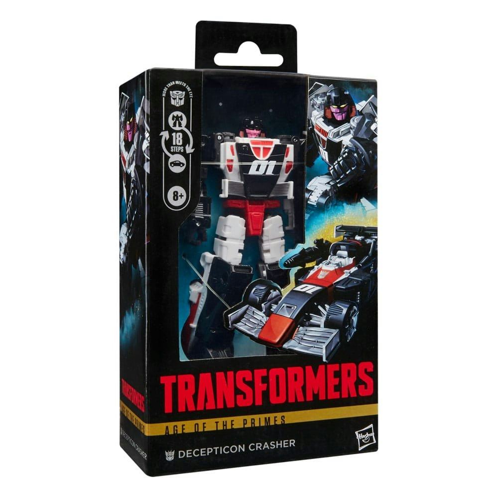 Transformers Age of the Primes Deluxe Class Action Figure Decepticon Crasher 14 cm (Totalpris 379,-)