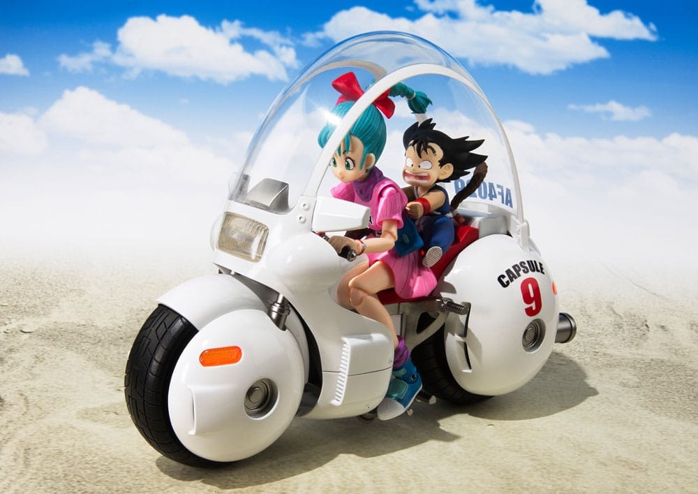 Dragon Ball S.H. Figuarts Vehicle with Figure Bulma's Motorcycle Hoipoi Capsule No. 9 17 cm (totalpris 899,-)