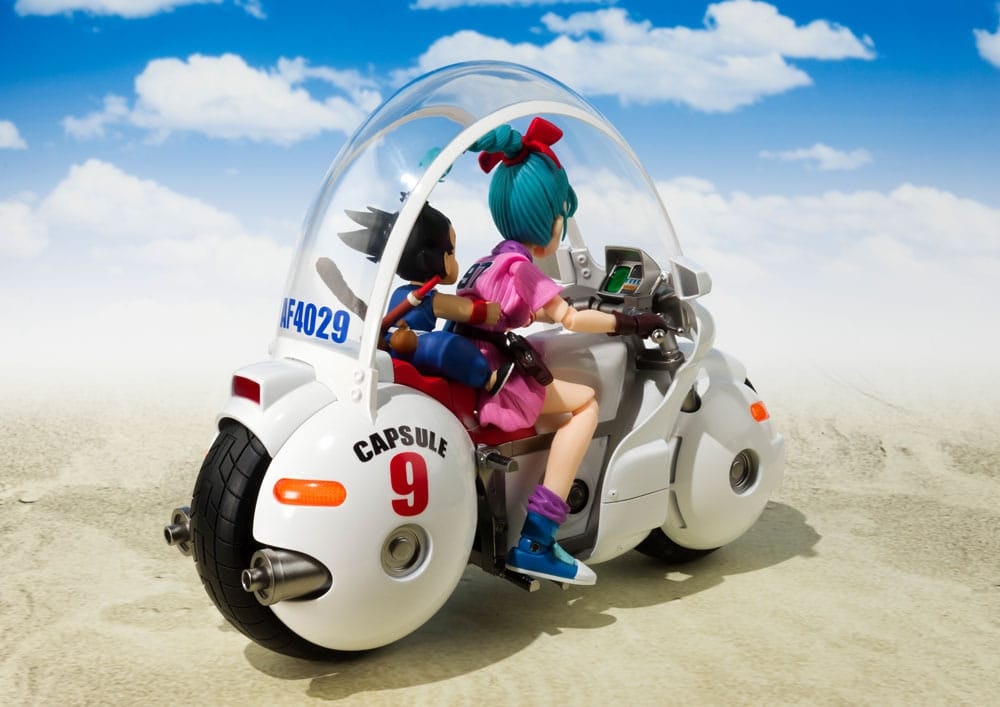 Dragon Ball S.H. Figuarts Vehicle with Figure Bulma's Motorcycle Hoipoi Capsule No. 9 17 cm (totalpris 899,-)