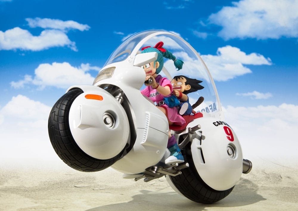 Dragon Ball S.H. Figuarts Vehicle with Figure Bulma's Motorcycle Hoipoi Capsule No. 9 17 cm (totalpris 899,-)