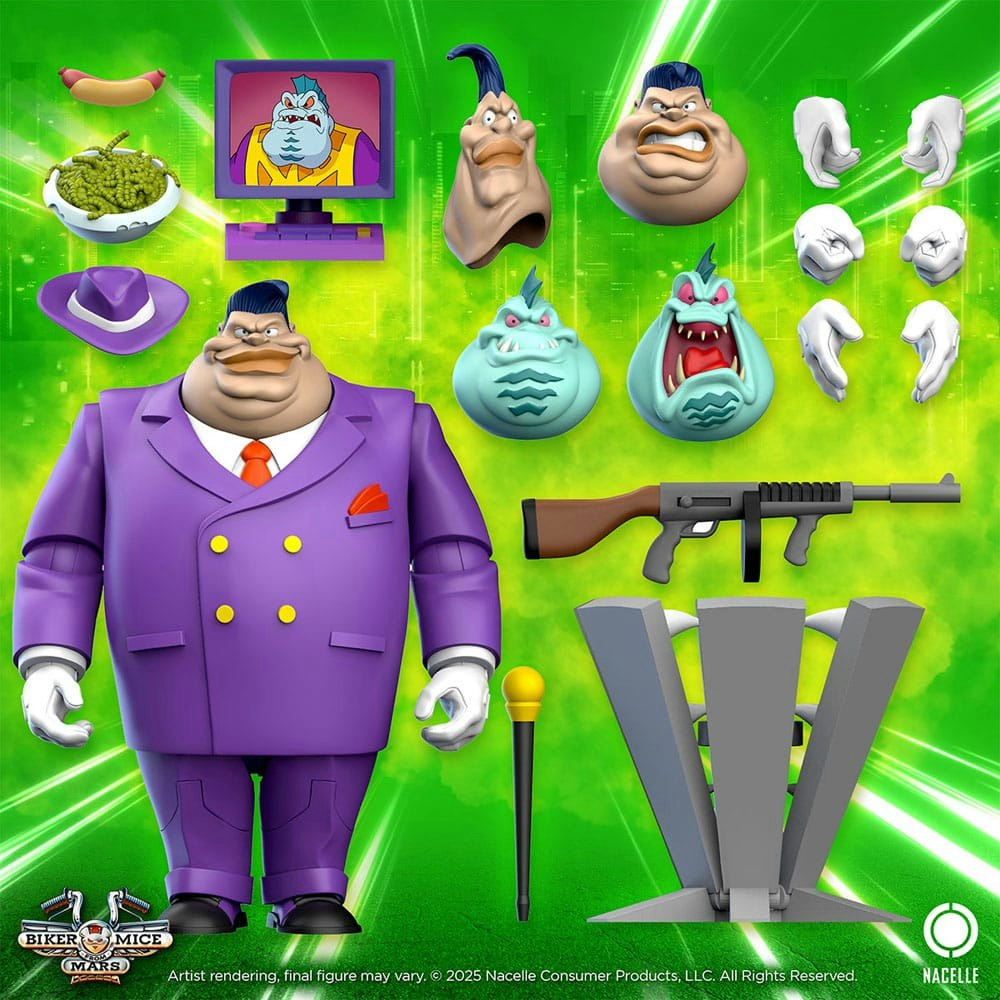 Biker Mice From Mars Action Figure Limburger 23 cm (Totalpris 699,-)
