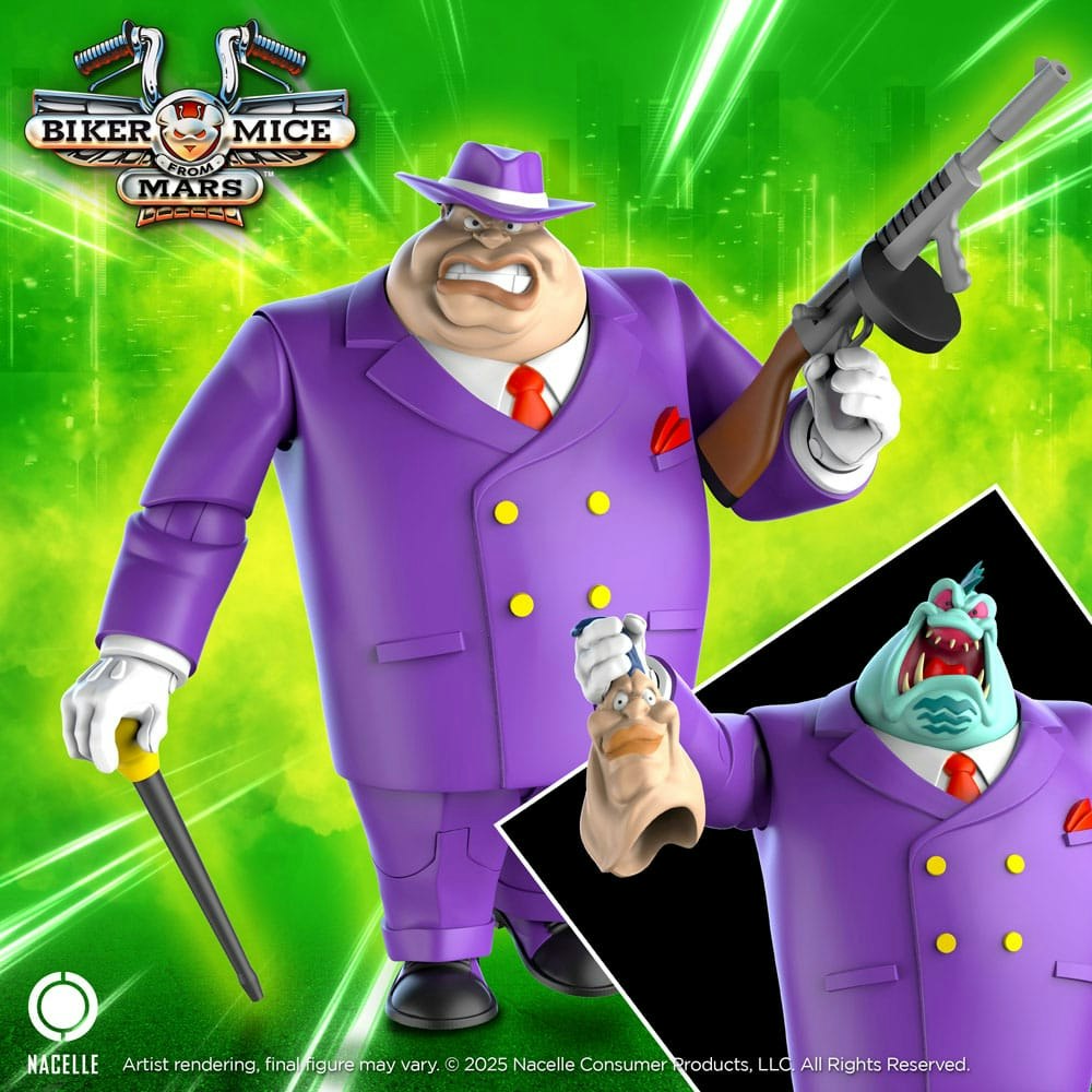 Biker Mice From Mars Action Figure Limburger 23 cm (Totalpris 699,-)