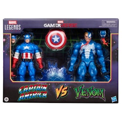 Marvel Legends Gamerverse Action Figure 2-Pack Captain America vs. Venom 15 cm (Totalpris 899,-)