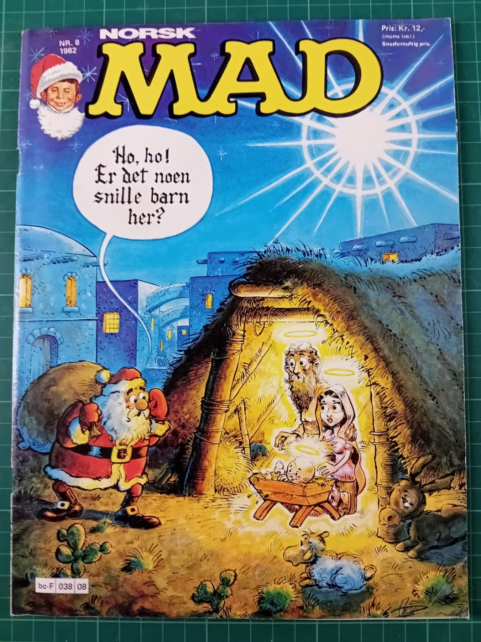 Mad 1982 - 08 m/julemaske