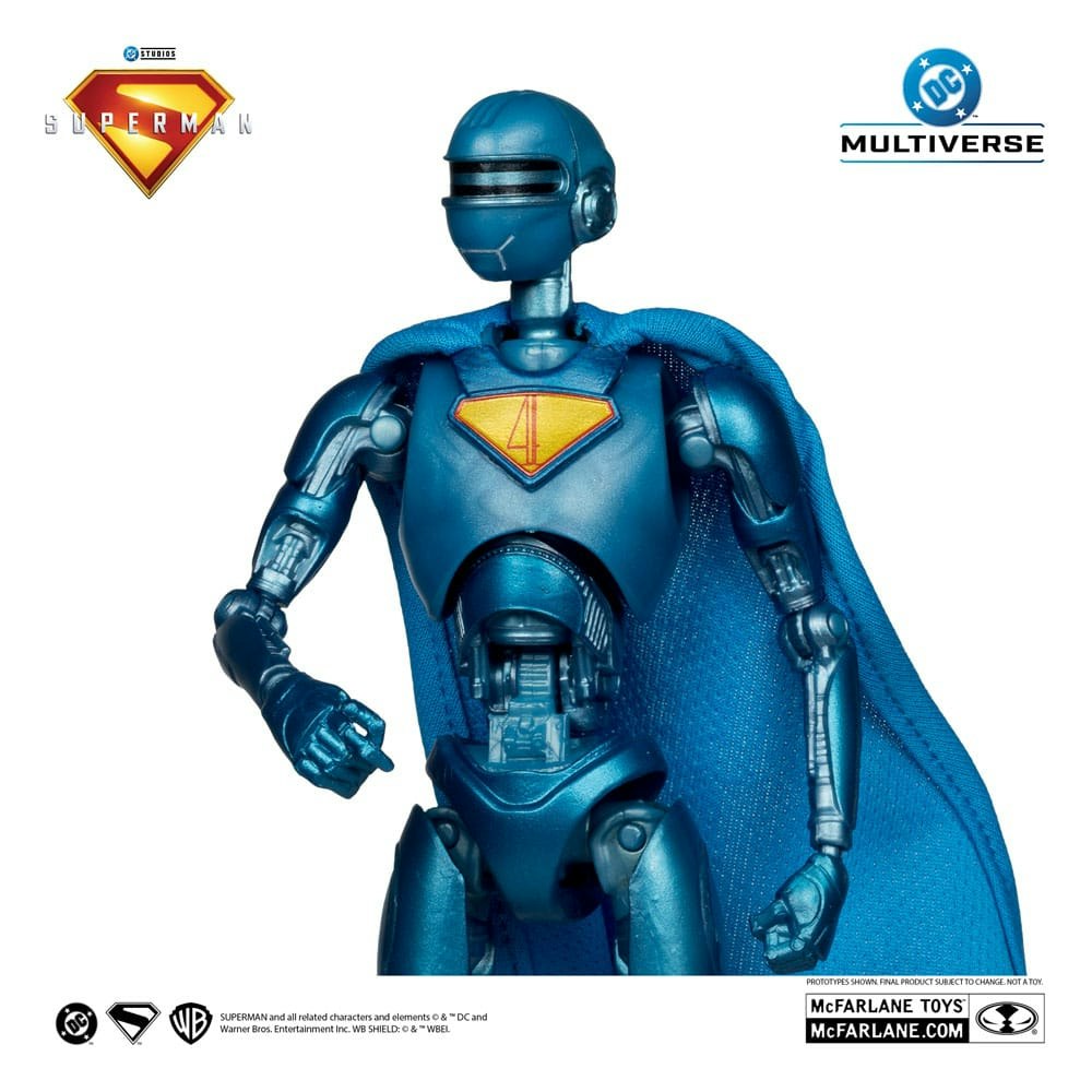 Superman (2025) DC Multiverse Deluxe Action Figure Superman Robot (Red Platinum Edition) 18 cm (Totalpris 498,-)