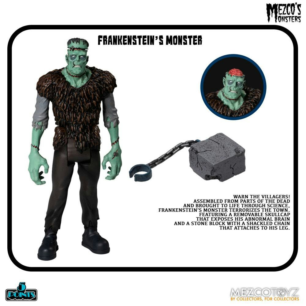 Mezco's Monsters 5 Points Action Figures Tower of Fear Deluxe Set 45cm