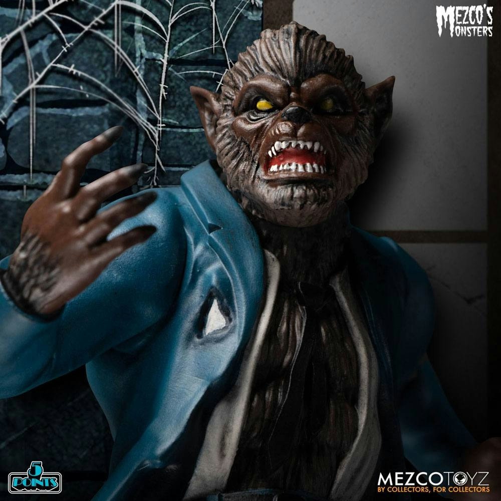 Mezco's Monsters 5 Points Action Figures Tower of Fear Deluxe Set 45cm