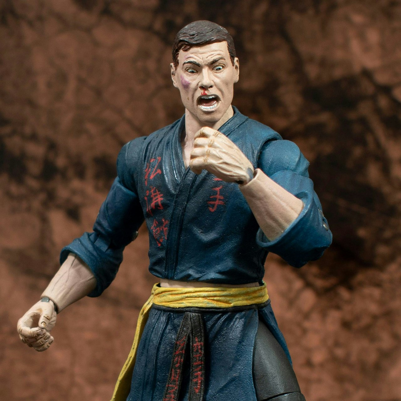 Jean-Claude Van Damme Deluxe Action Figure Blue Gi Version 18 cm