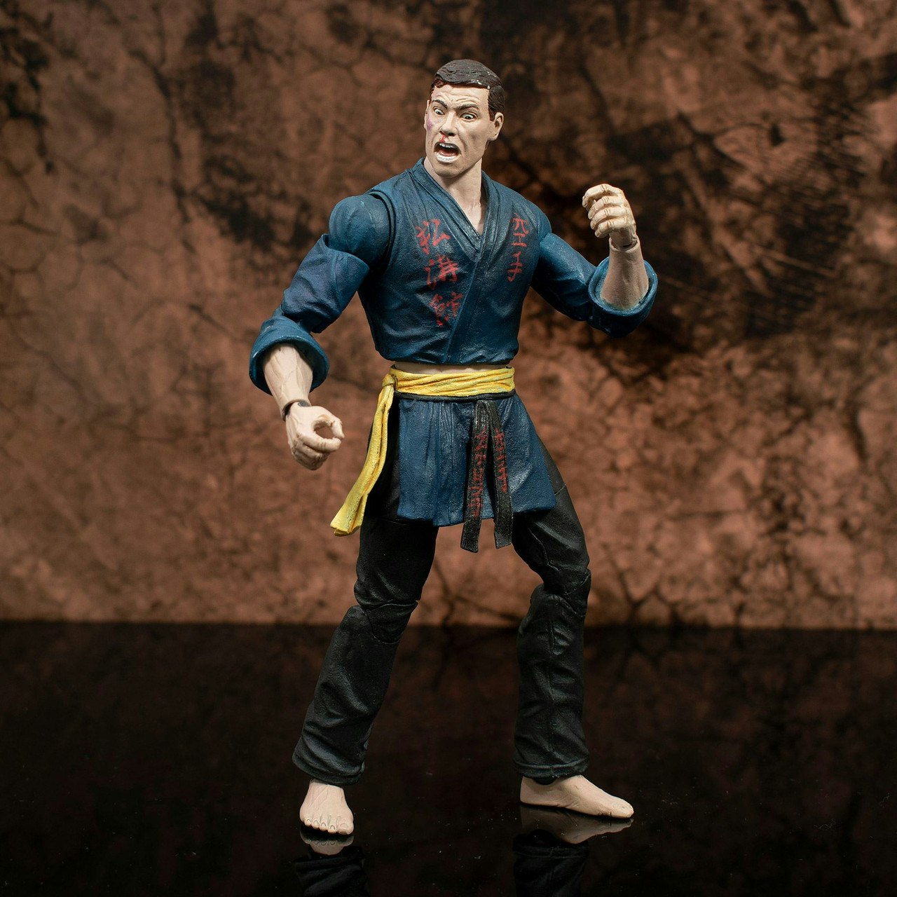 Jean-Claude Van Damme Deluxe Action Figure Blue Gi Version 18 cm