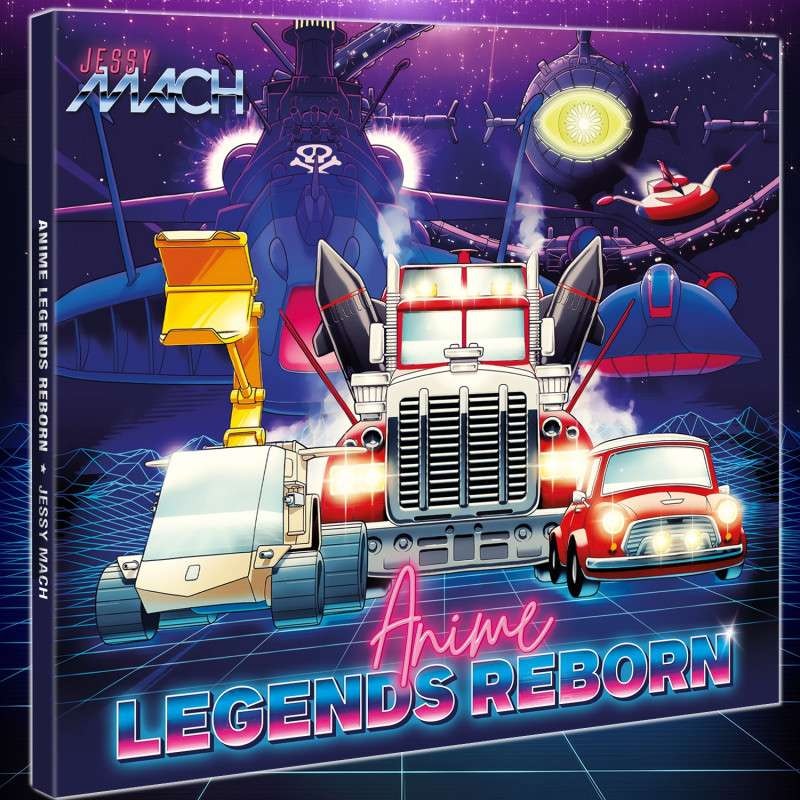 Jessy Mach: Anime legends reborn 33rpm Vinylplate (Limited 500 eks.)