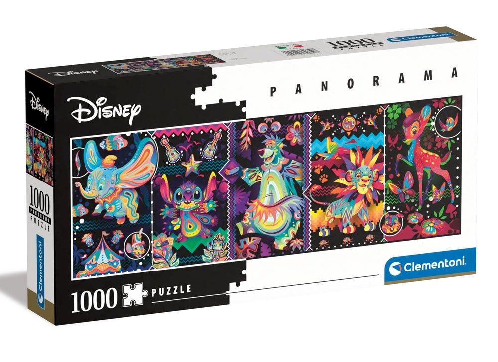 Puslespill Disney Panorama Puzzle Pop-Art (1000 biter)